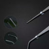 Stainless Steel Aquarium Plant Tweezers with Ergonomic Elbow Design