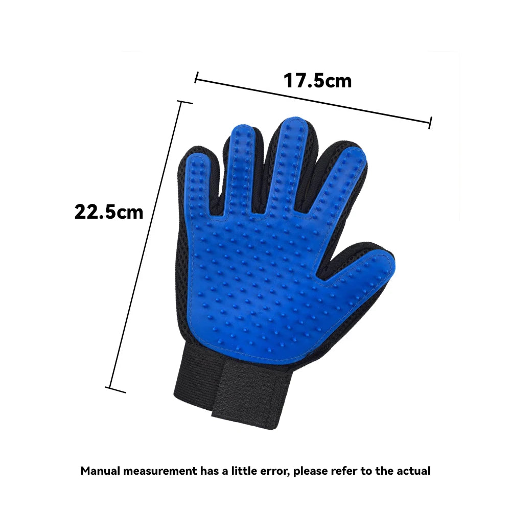Silicone Pet Grooming Gloves for Cats and Dogs
