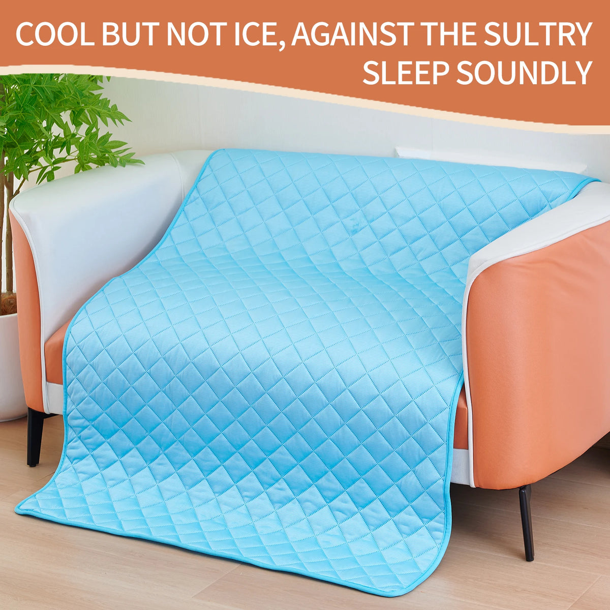 Washable Dog Cooling Mat with Ice Silk Fabric