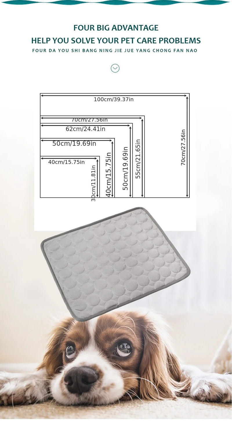 Alfombrilla Refrescante Extra Grande para Mascotas