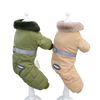 Mono de Algodón Acogedor para Perro con Capucha Impermeable