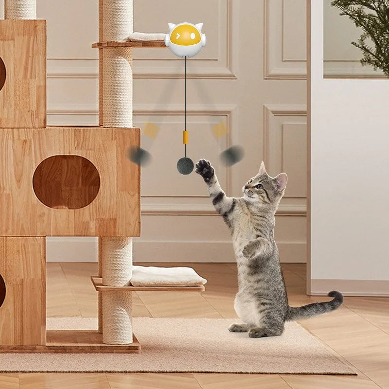 Interactive Automatic Lifting Cat Toy Ball for Active Play