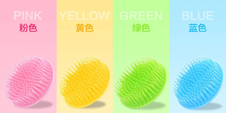 Soft Silicone Scalp Massage Brush for Hair Washing