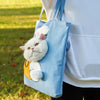 Portable Crossbody Pet Carrier Bag for Cats and Small Dogs