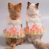 Rainbow Butterfly Tutu Dress for Small Dogs and Cats