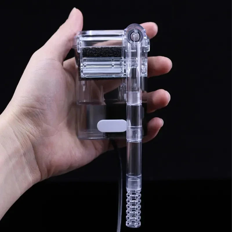 Suspended USB Aquarium Filter - Mini 2.5W for Small Tanks