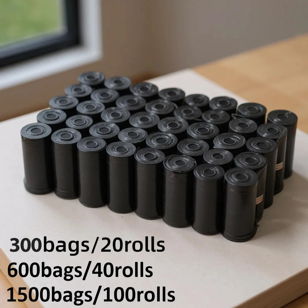 Leak-Proof Dog Waste Bags - Portable & Durable Poop Bags for Easy Cleanup