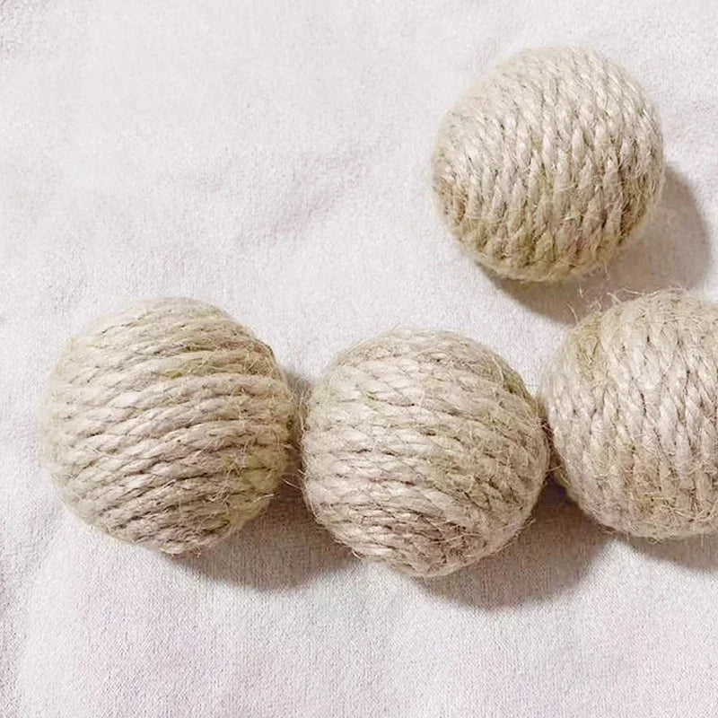 Pelotas de Juguete para Gatos con Cascabel de Sisal