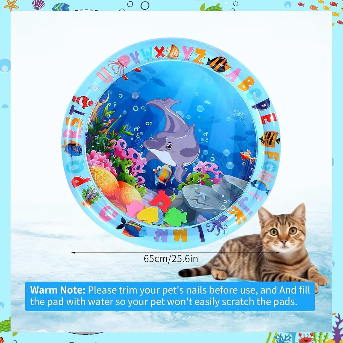 Interactive Water Play Mat for Cats & Small Dogs