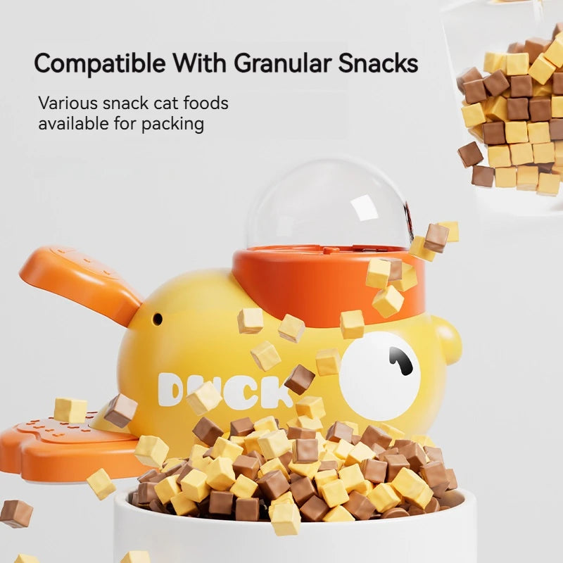 Interactive Duck Treat Dispenser for Cats & Dogs