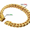 Stainless Steel Cuban Link Dog Collar