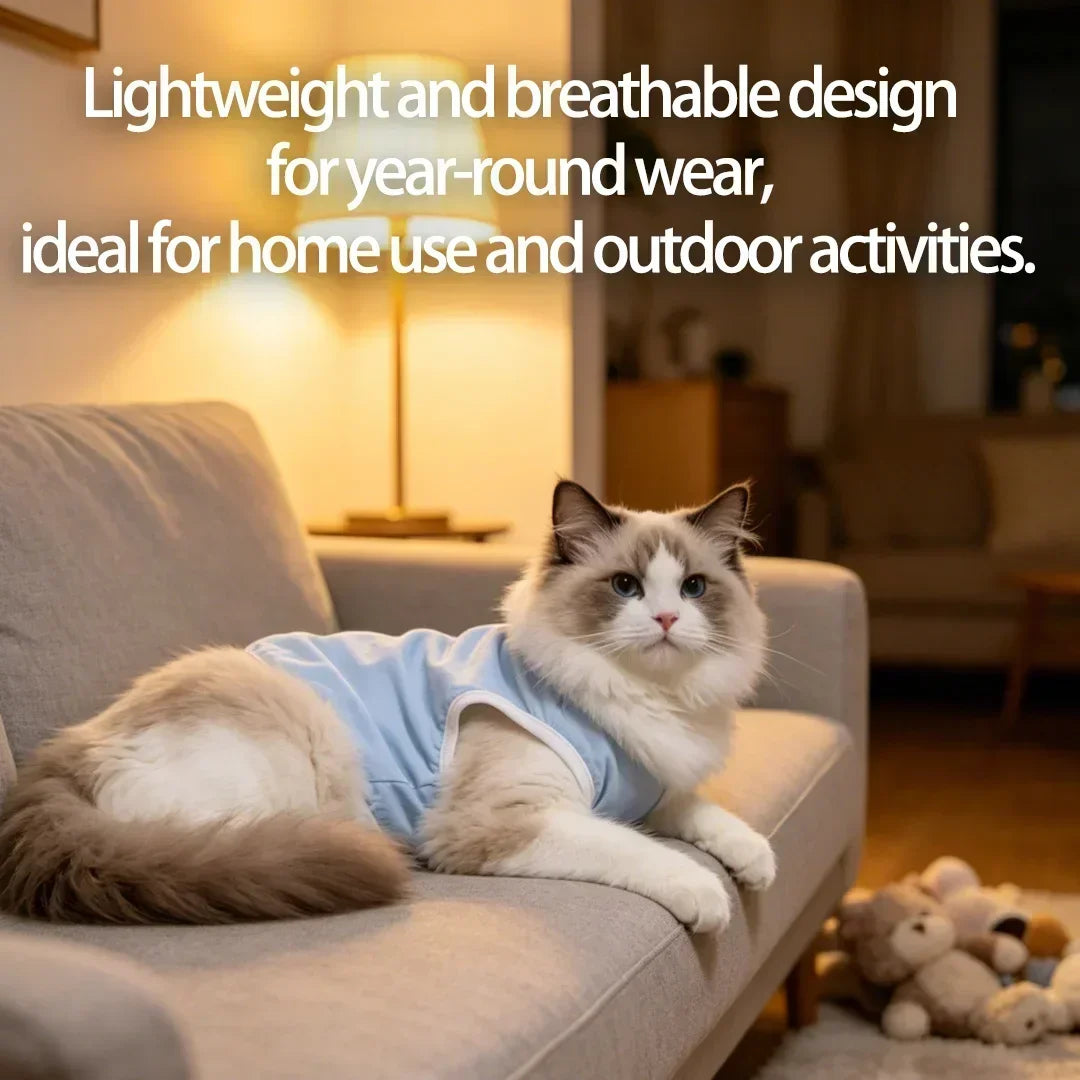 Breathable Summer Pet Vest with Fun Print – Sleeveless Casual Shirt for Small Dogs & Cats