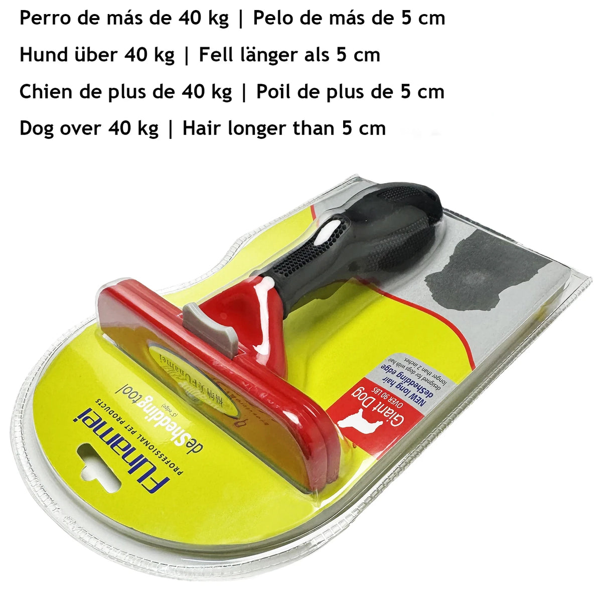 Pet Deshedding Brush for Dogs and Cats – Removes Loose Fur and Tangles