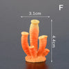 Artificial Coral Reef Aquarium Decoration with Starfish