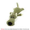 Bite-Resistant Plush Dog Toy Lion Wolf Elephant Squeaky