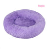 Lit Donut en Peluche Confortable pour Chat