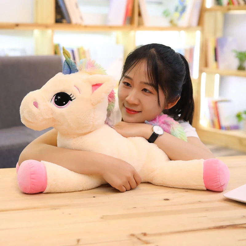 Rainbow Unicorn Plush Toy - Soft Stuffed Animal