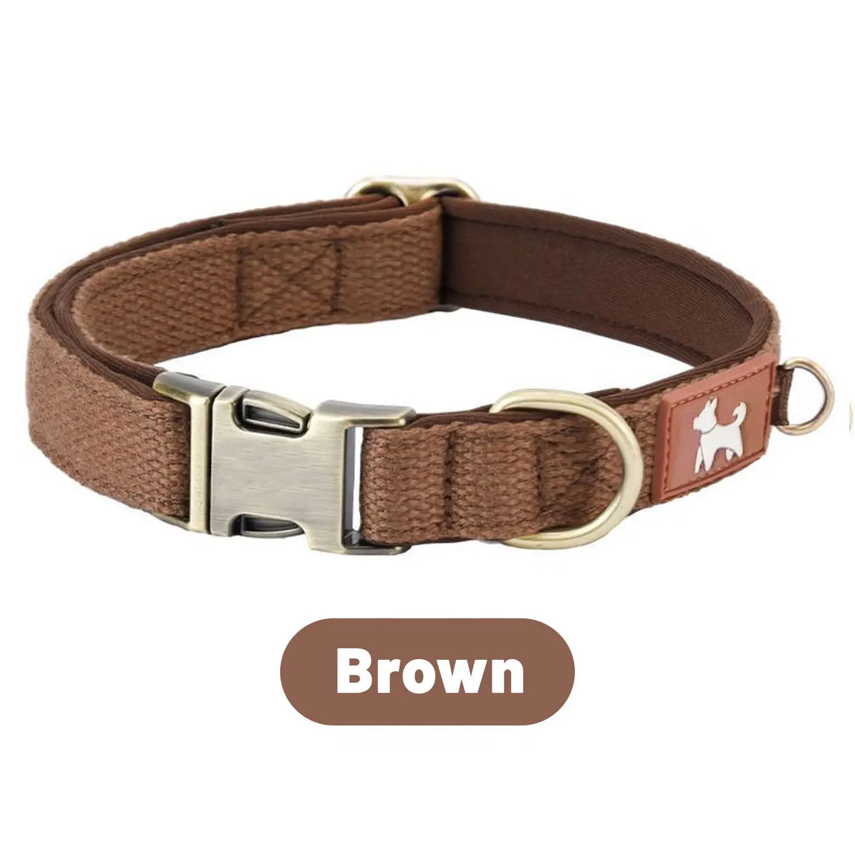 Padded Quick-Release Dog Collar for All Breeds