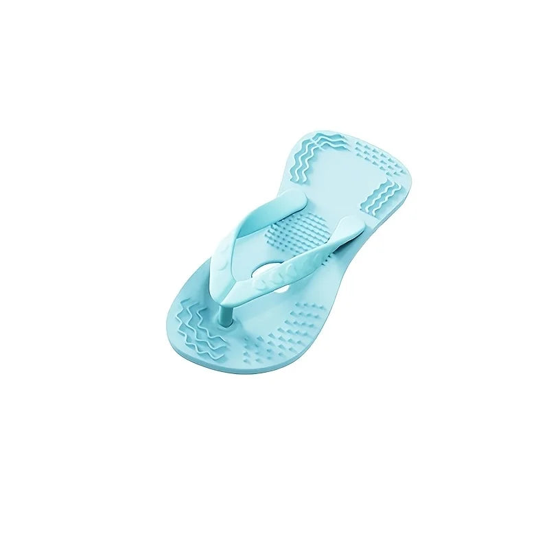 Heart-Shaped Silicone Chew Toy Slippers for Puppies