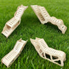 Hamster Wooden Hideout Cave with Peekaboo Design