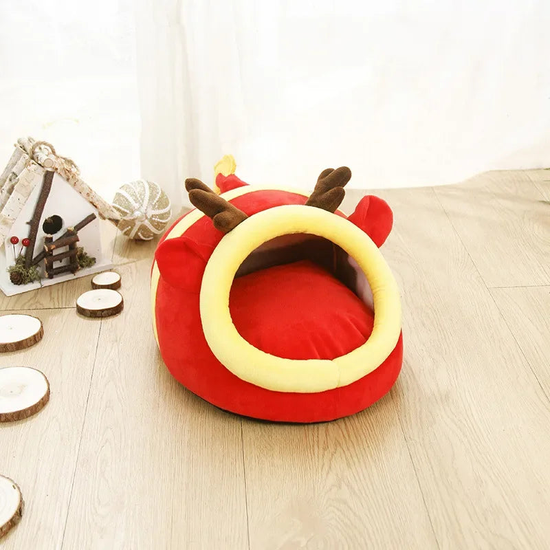 Coussin pour animaux en polaire douce avec fond imperméable
