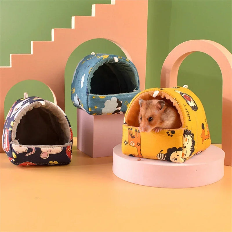 Niche Douillette pour Petits Animaux : Hamsters, Cobayes & Lapins