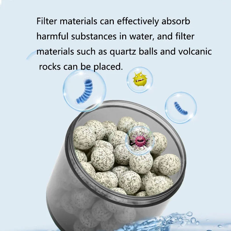 Aquarium Biochemical Sponge Filter with Air Pump Skimmer