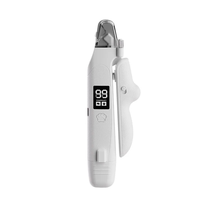 2-in-1 Pet Nail Clipper and Grinder with LED Light