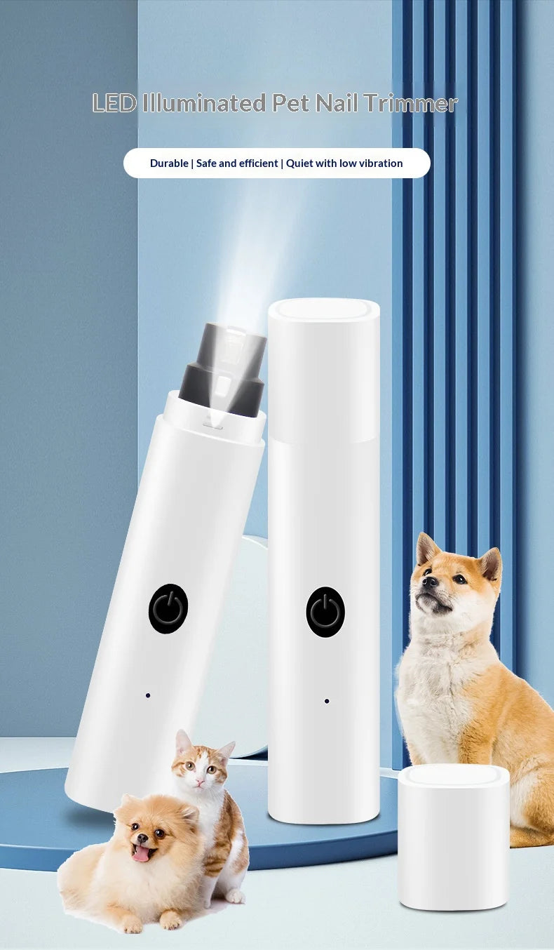 Quiet Electric Pet Nail Grinder for Dogs and Cats
