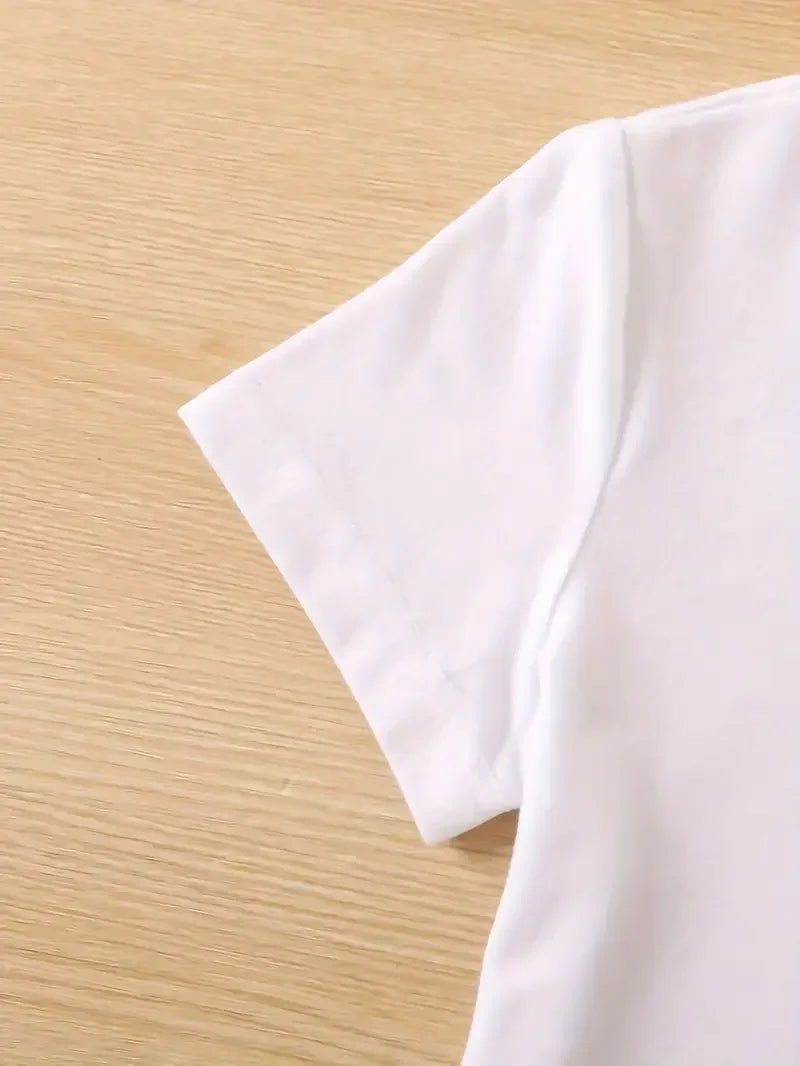 Camiseta de Verano para Mujer con Estampa Graciosa de Gato