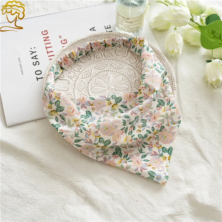 Bohemian Paisley Print Triangle Head Scarf