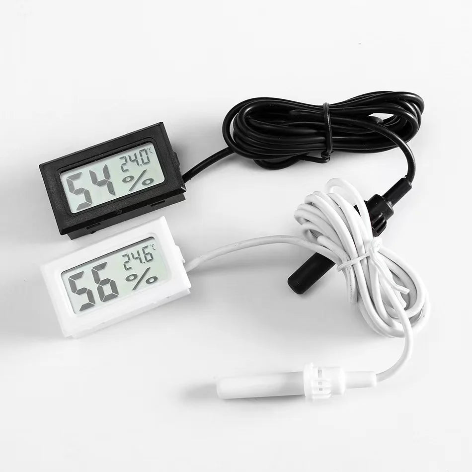 Digital Thermometer and Hygrometer for Reptile Terrariums