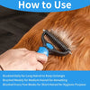 2-in-1 Pet Deshedding Brush for Dogs and Cats