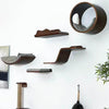 Wall-Mounted Cat Hammock and Climbing Stairs with Scratcher