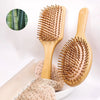 Natural Bamboo Air Cushion Scalp Massage Hair Brush – Detangling & Anti-Static