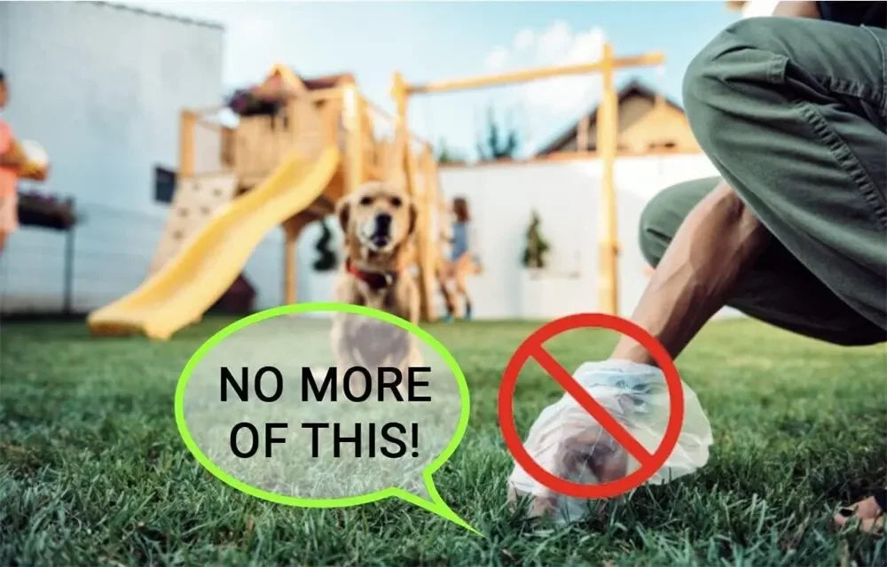 Long-Handle Dog Poop Scooper with Jaw Picker