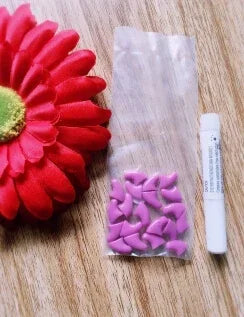 Colorful Soft Silicone Nail Caps for Cats and Dogs with Adhesive