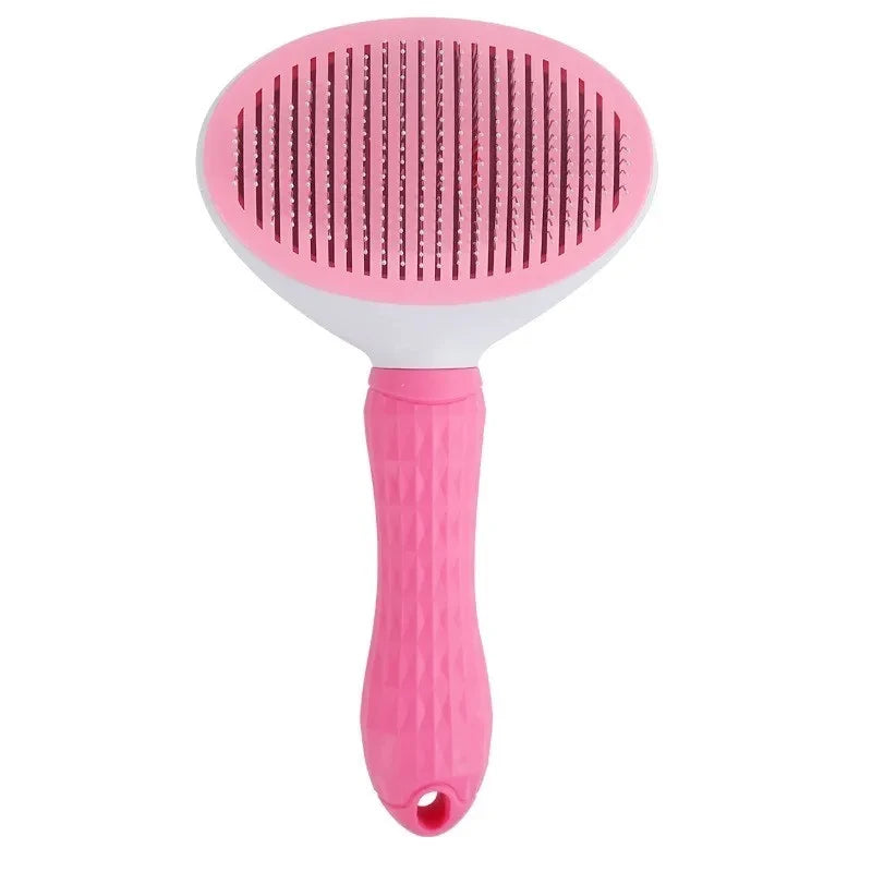 Brosse de toilettage auto-nettoyante pour animaux