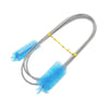 Stainless Steel Aquarium Cleaning Brush Double Head Lily Pipe