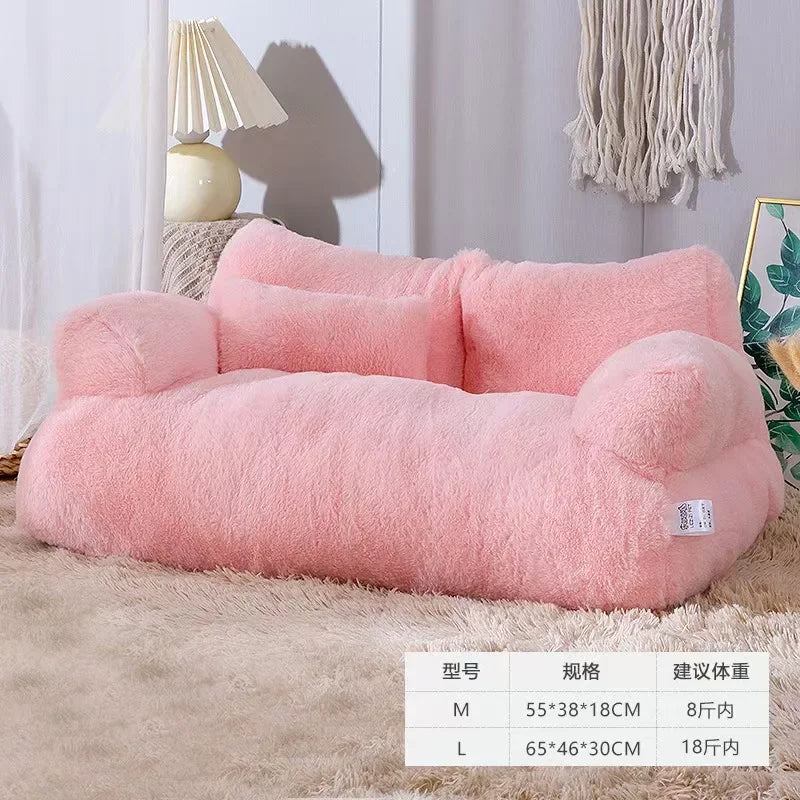 Machine Washable Cat Sofa Bed with Removable Cover