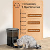 Distributeur de nourriture automatique pour animaux avec commande par bouton