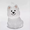 Transparent Pet Hair Keepsake Charm for Keys
