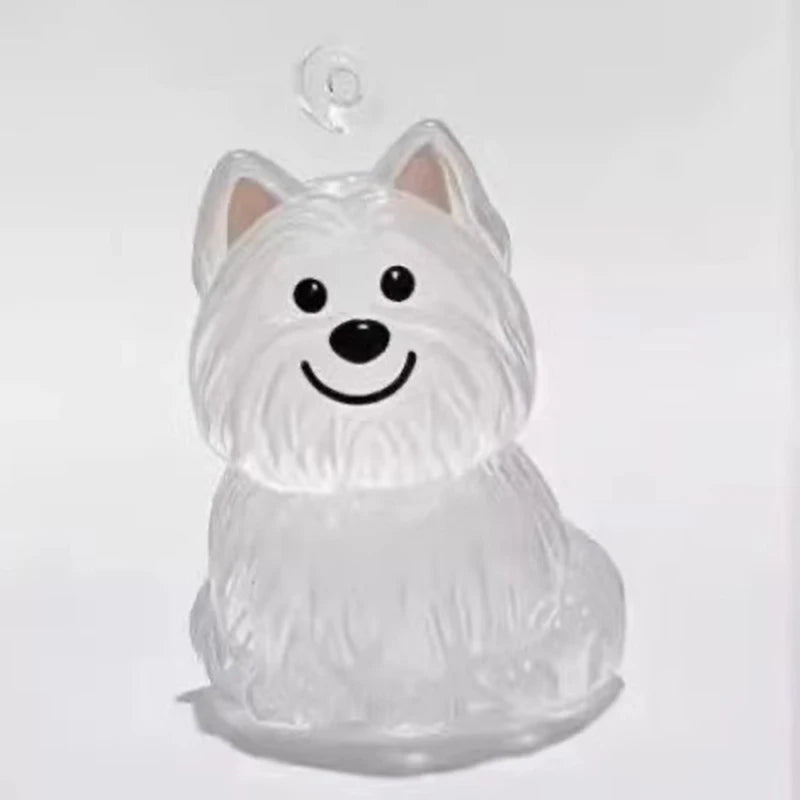 Transparent Pet Hair Keepsake Charm for Keys