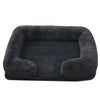 Cama de Plush Ortopédica para Perros con Borde