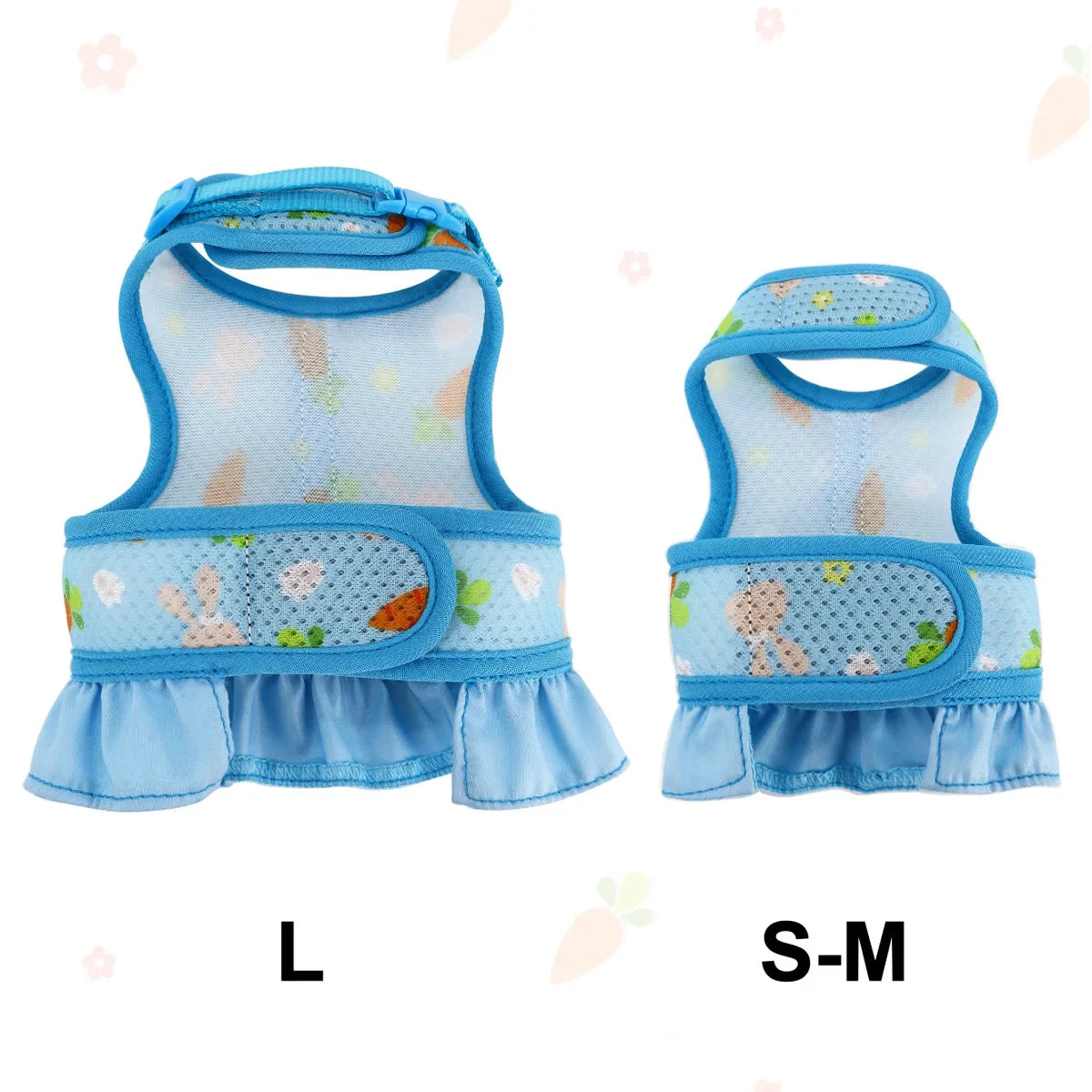 Adjustable Mesh Harness with Leash for Small Pets