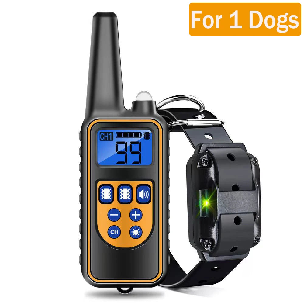 Waterproof Remote Dog Training Collar with Rechargeable Battery
