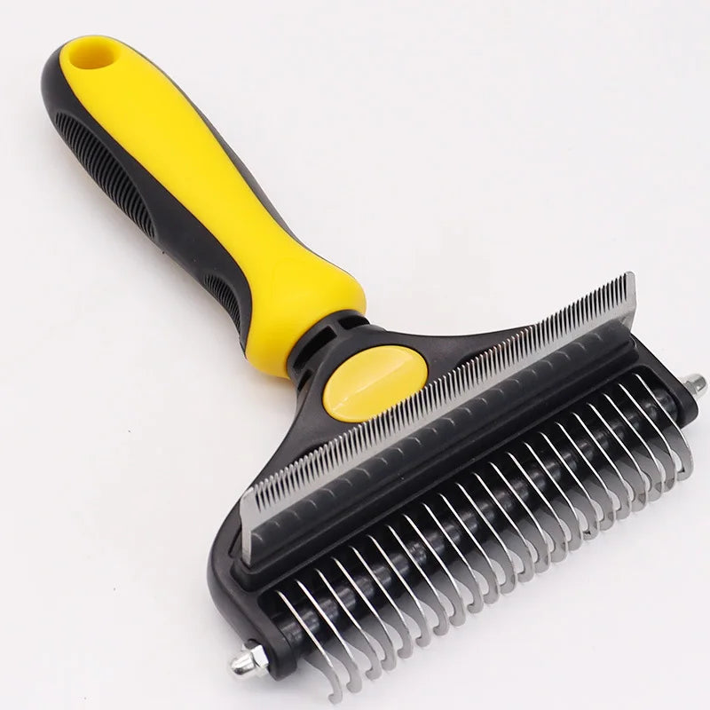 3-in-1 Pet Deshedding Brush for Dogs and Cats