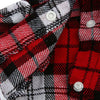 British Style Plaid Pet Shirt Jacket for Small Dogs and Kittens