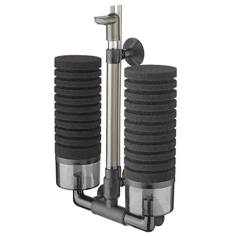 Aquarium Biochemical Sponge Filter with Air Pump Skimmer