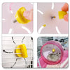 Quiet Hamster Exercise Flying Saucer Wheel with Steel Axle